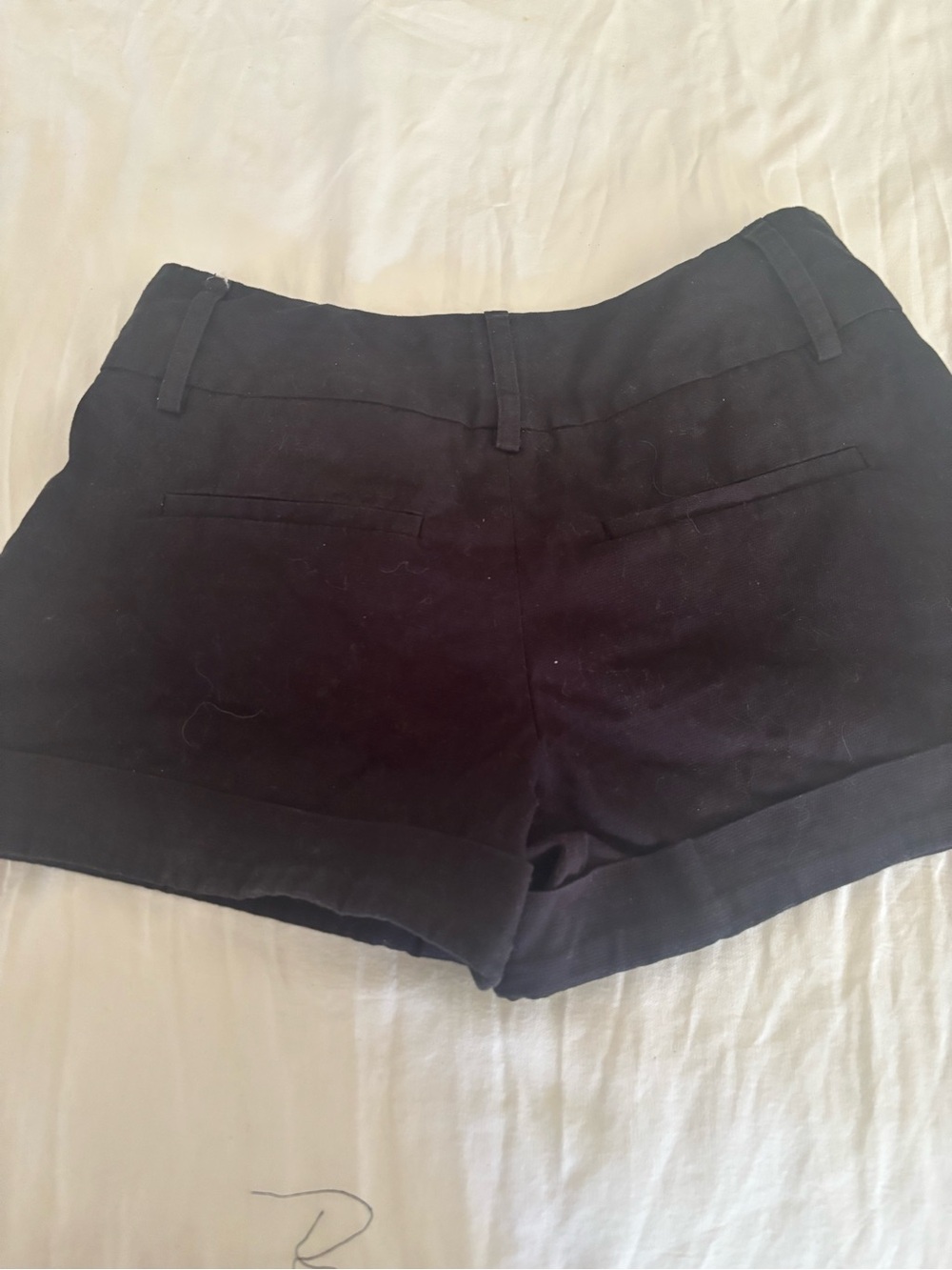 Classic Black Women's Casual Shorts - Picture 2 of 3